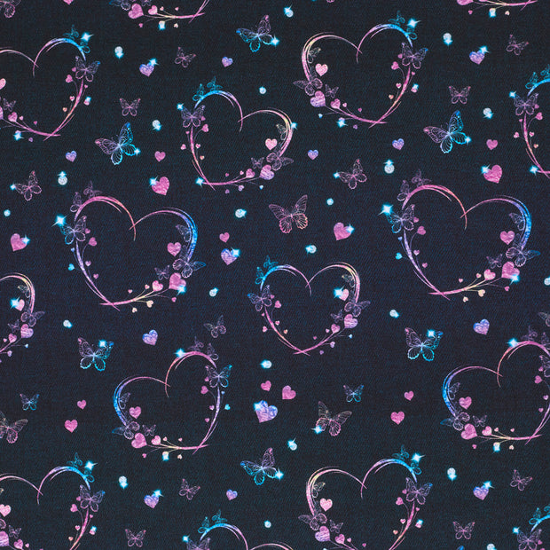 French Terry fabric Indigo 