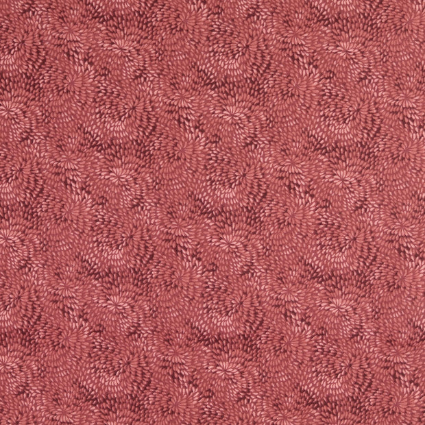 Cotton Poplin fabric Checks Bordeaux