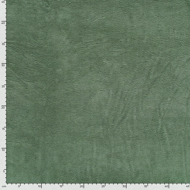 Bamboo Fleece fabric Unicolour Khaki Green