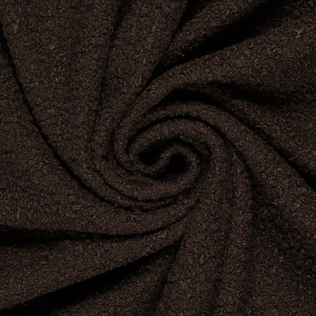 Bouclé fabric Unicolour Brown
