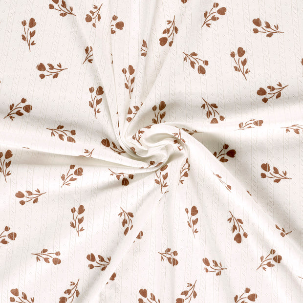 Pinpoint fabric Off White 