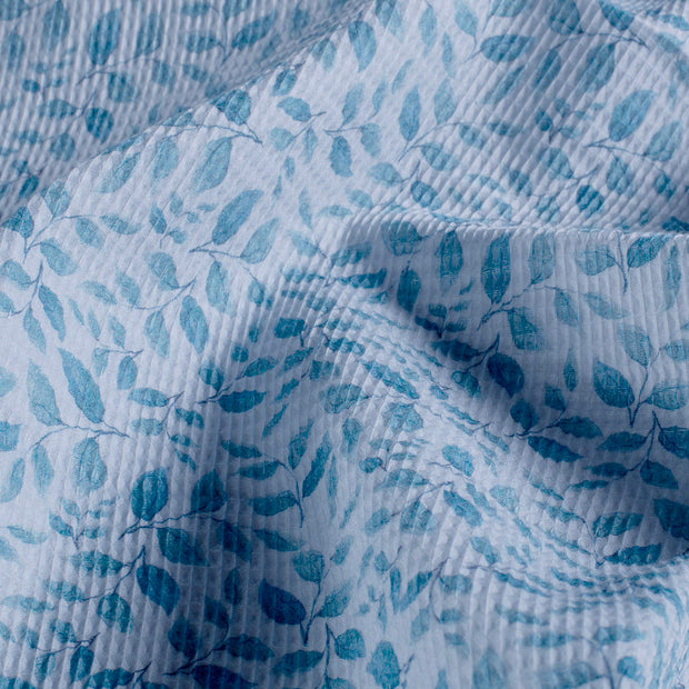 Waffelpiqué fabrik Babyblau