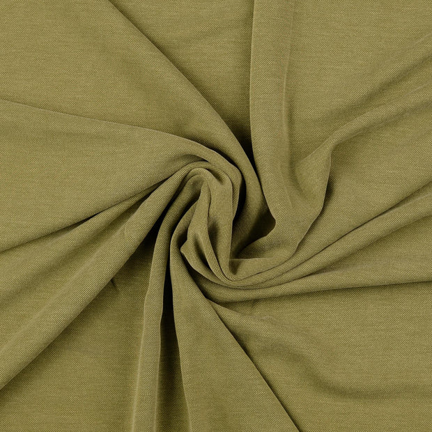 Piqué fabric Olive Green 