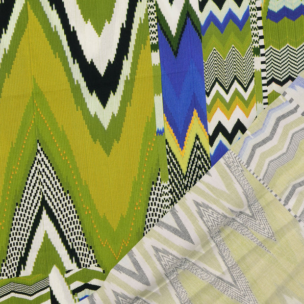 Viscose Poplin stof Multicolor 