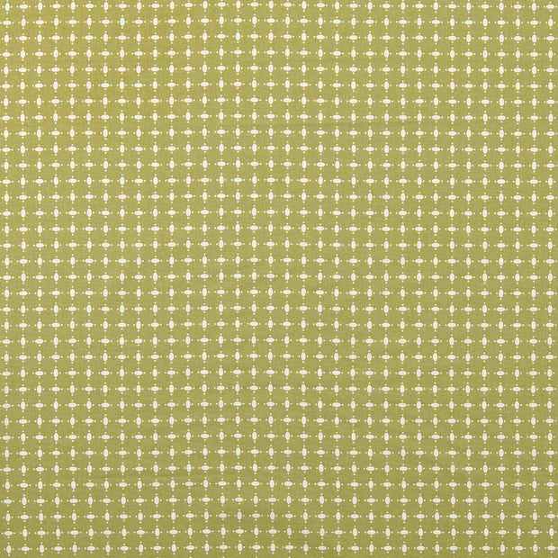 Cretonne fabric Dots Dark Mint