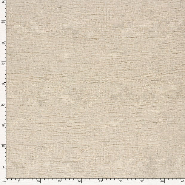 Baumwoll Webware fabrik Uni Beige