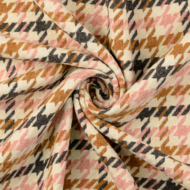 Wool Boucle fabric Old Pink 