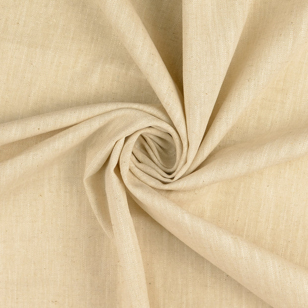 Linen fabric Off White yarn dyed 