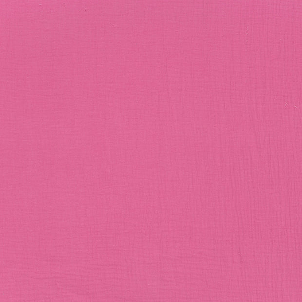 Muslin fabric Fuchsia matte 