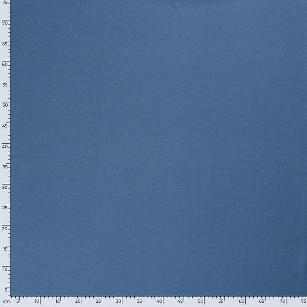 Jersey fabric Unicolour Indigo