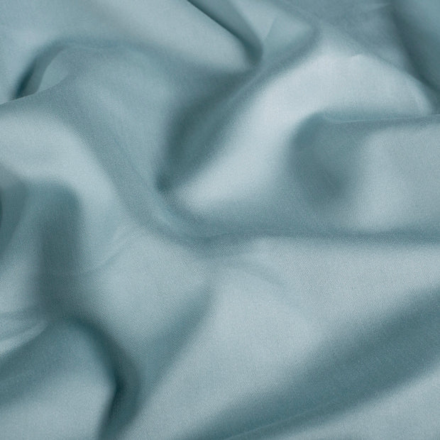 Satin fabrik Uni Hellblau