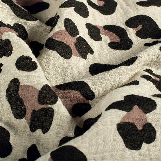 Muslin fabric Panther Beige