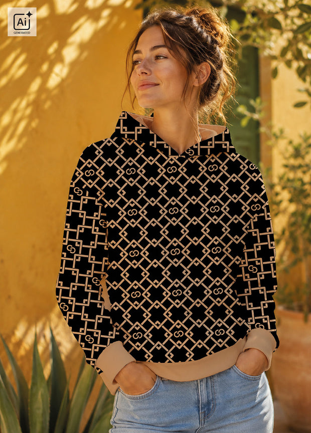  fabric Abstract Black