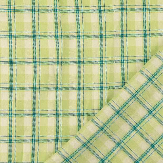 Flannel fabric Dark Mint 