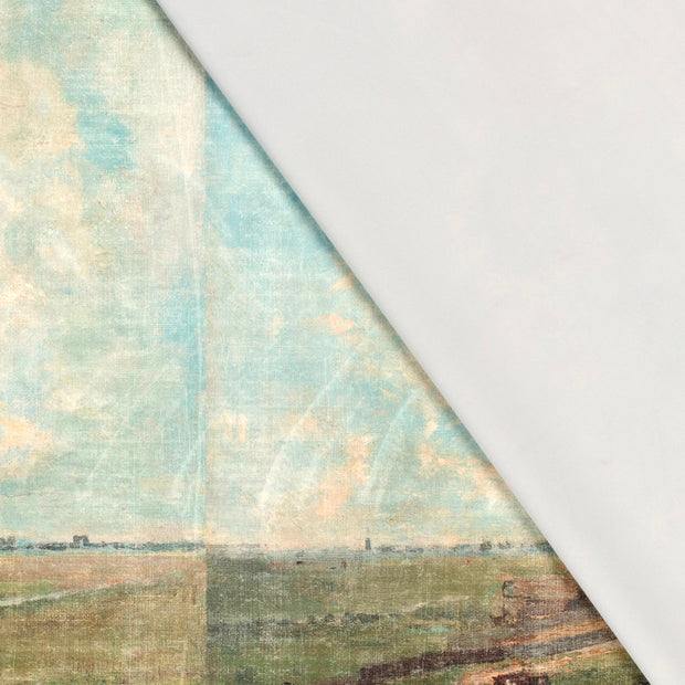 Velvet fabric Abstract digital printed 