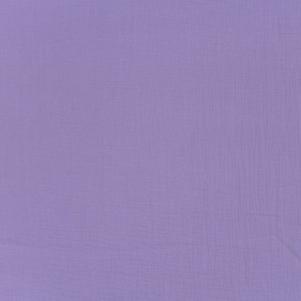 Muslin fabric Lila matte 