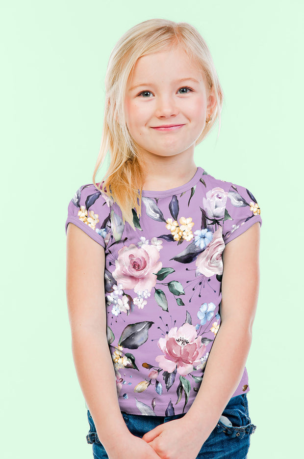 Jersey fabric Lila soft 