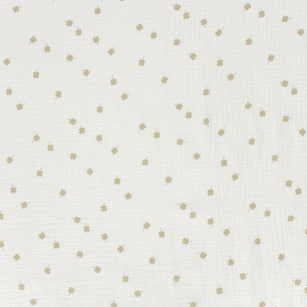 Muslin fabric Off White matte 