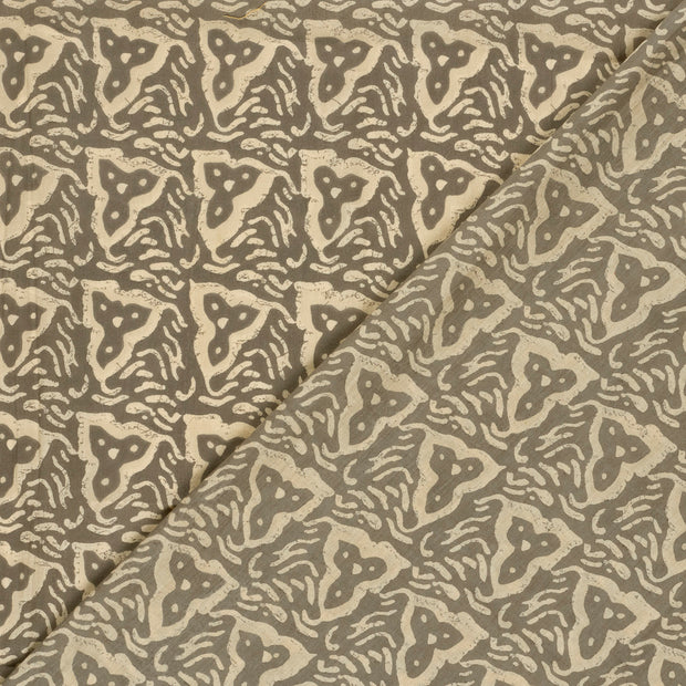 Voile fabric Abstract printed 