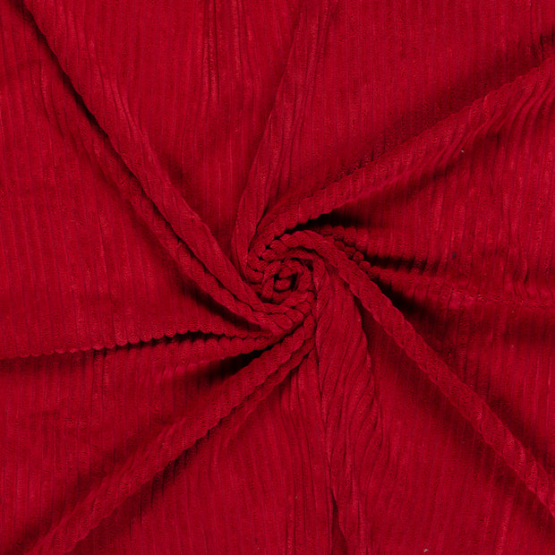 Corduroy 4.5w fabric Dark Red brushed 