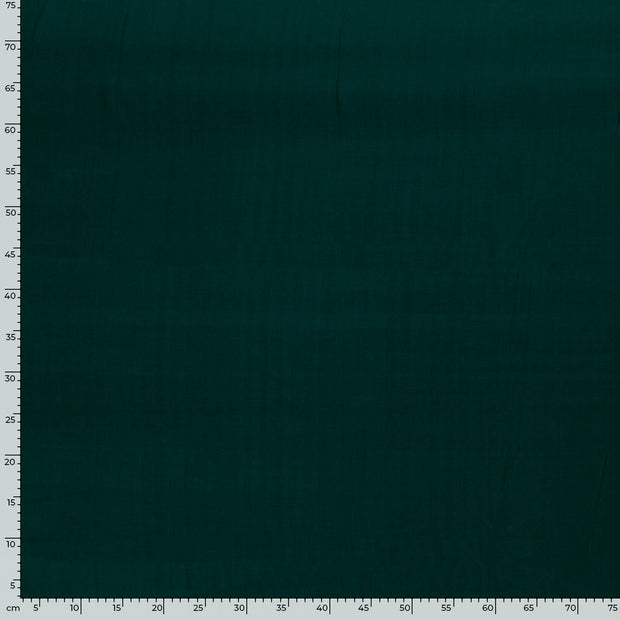 Viscose Satin fabric Unicolour Petrol