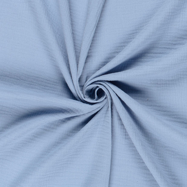 Muslin fabric Baby Blue 