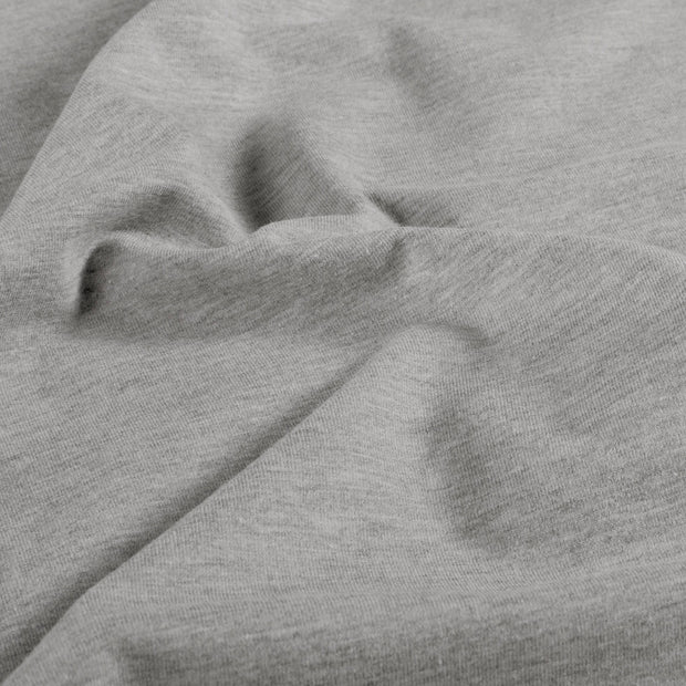 Jersey fabrik Melange Hellgrau