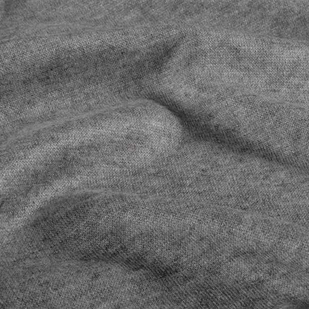 Heavy Knit fabric Melange Grey