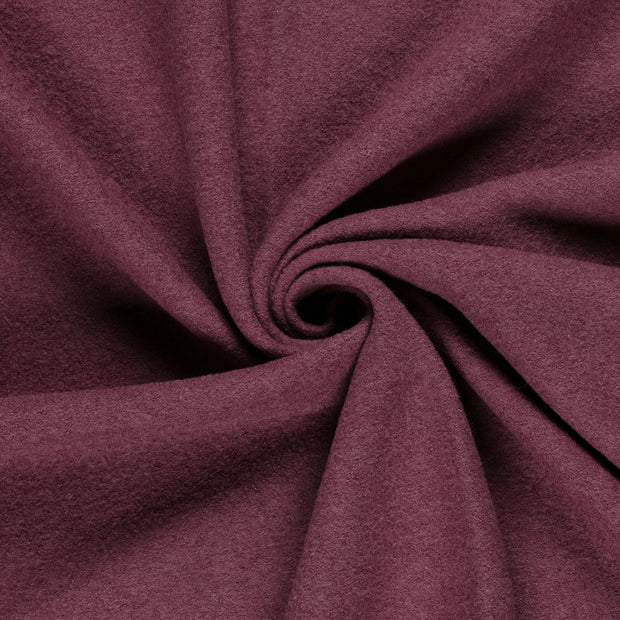 Wool Boucle fabric Lila 