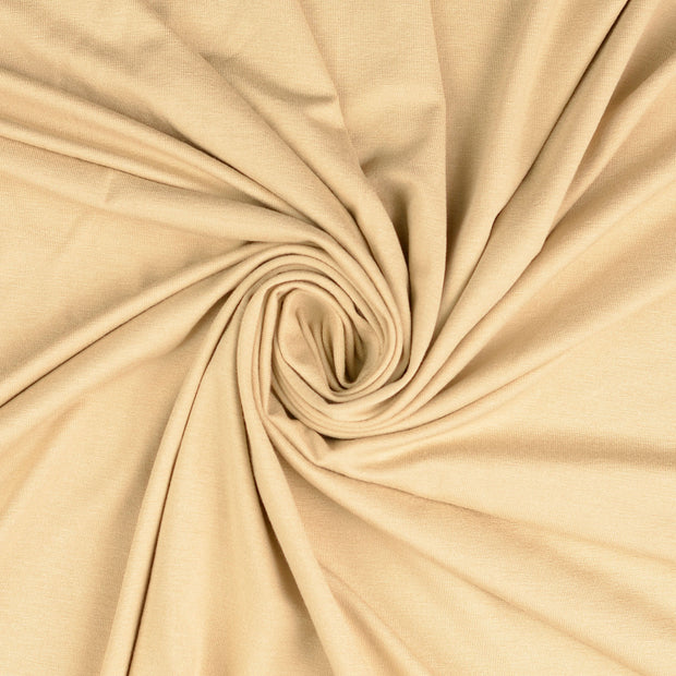 Jersey de Viscose tissu Beige 