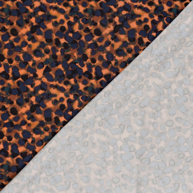Viscose Vortex Jersey fabric Abstract printed 