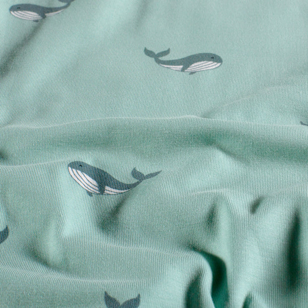 Jersey fabrik Wale Babyblau