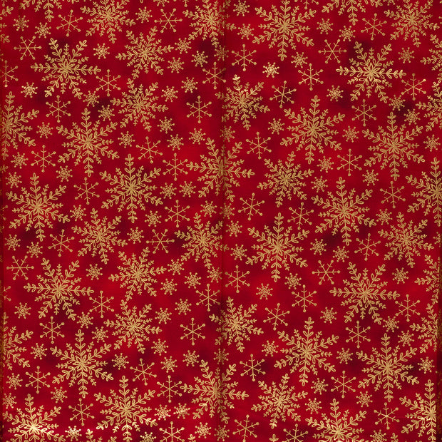 Cotton Poplin fabric Red 