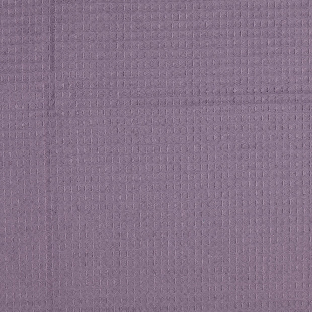 Waffle piqué fabric Carbon 