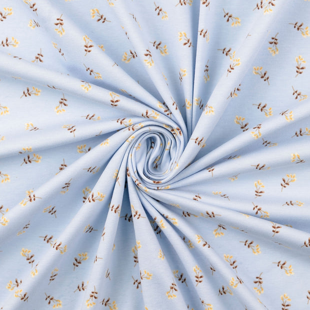 Cotton Jersey fabric Sky Blue 