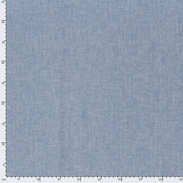 Chambré fabric Herringbone Indigo