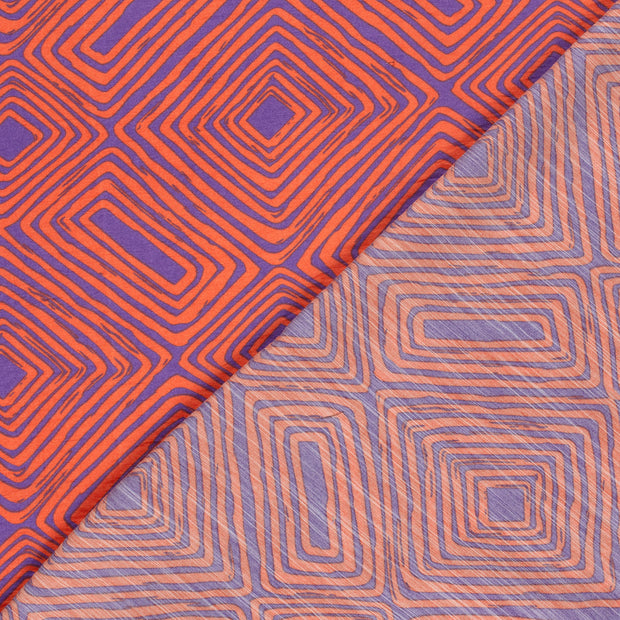 Viscose Nylon Twill fabrik Abstrakt bedruckt 