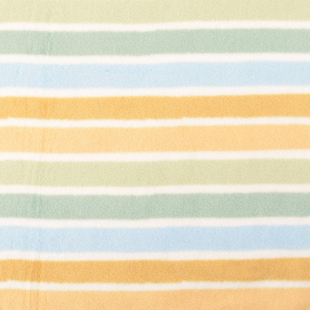 Fleece fabric Stripes Multicolor