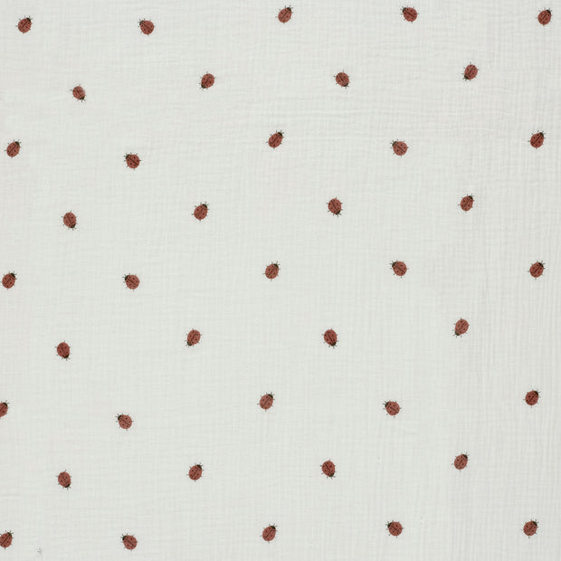 Muslin fabric Off White matte 