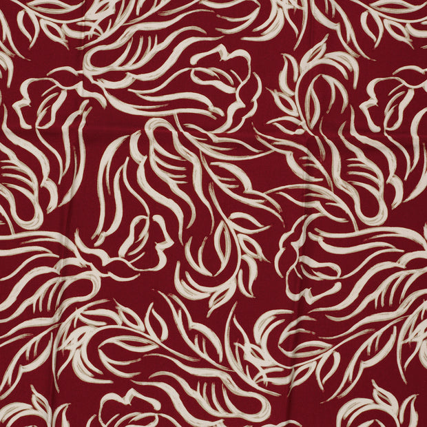 Viscose Twill fabric Bordeaux matte 