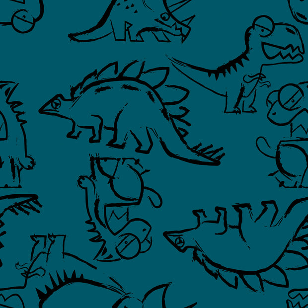 Aqua Protect (wasserdicht) fabrik Dinosaurier Petrol