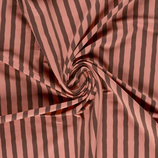 French Terry fabric Pink printed 