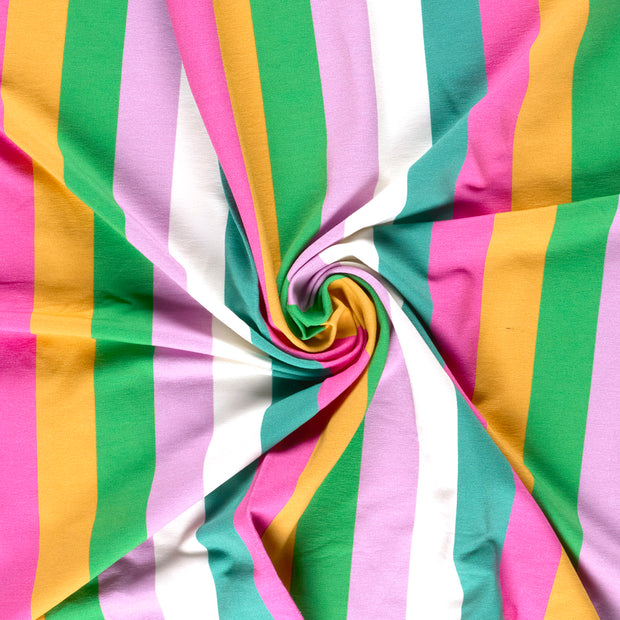 French Terry fabric Pink digital printed 