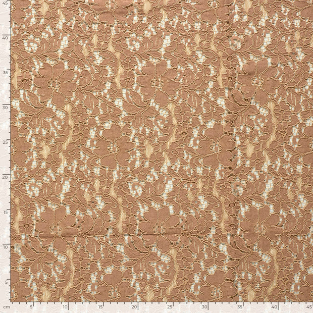 Lace fabric Flowers Salmon
