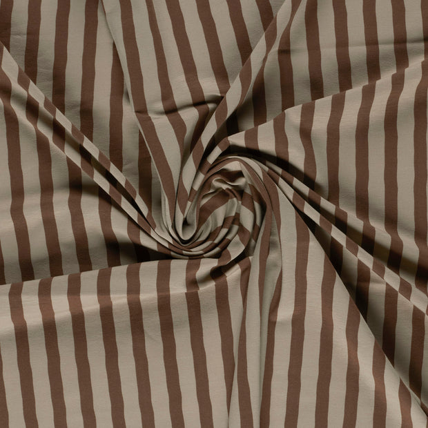 Jerséis tela Marrón estampado 
