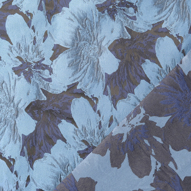 Jacquard fabric Indigo jacquard 