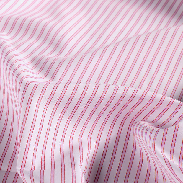 Geweben Polyester fabrik Streifen Helles Pink