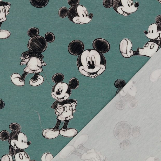 Cotton Jersey fabric Mickey Mouse digital printed 