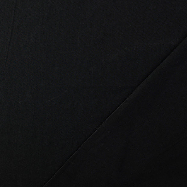 Cotton Poplin fabric Black pre-washed 