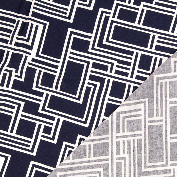 Viscose Poplin fabric printed 